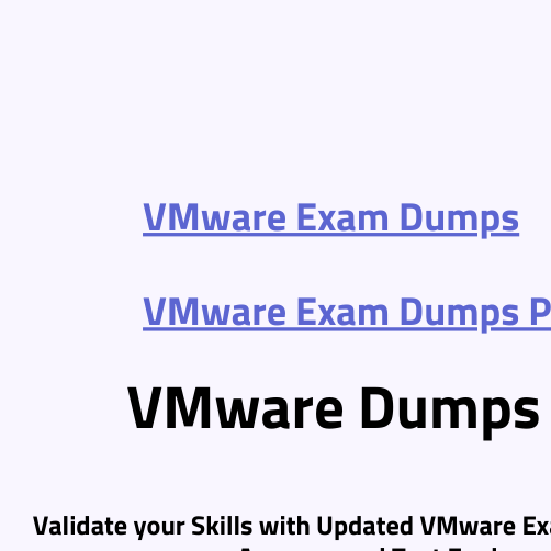 Vmware Dumps