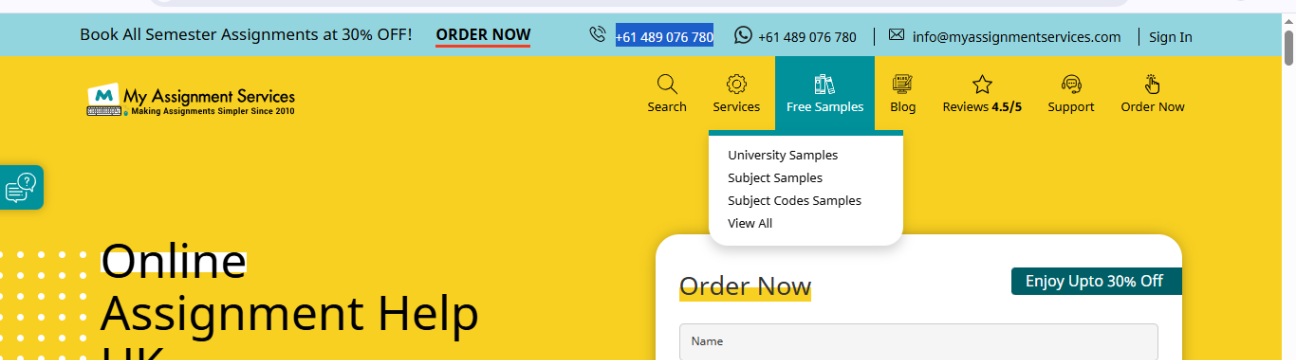 My Assignment Services UK
